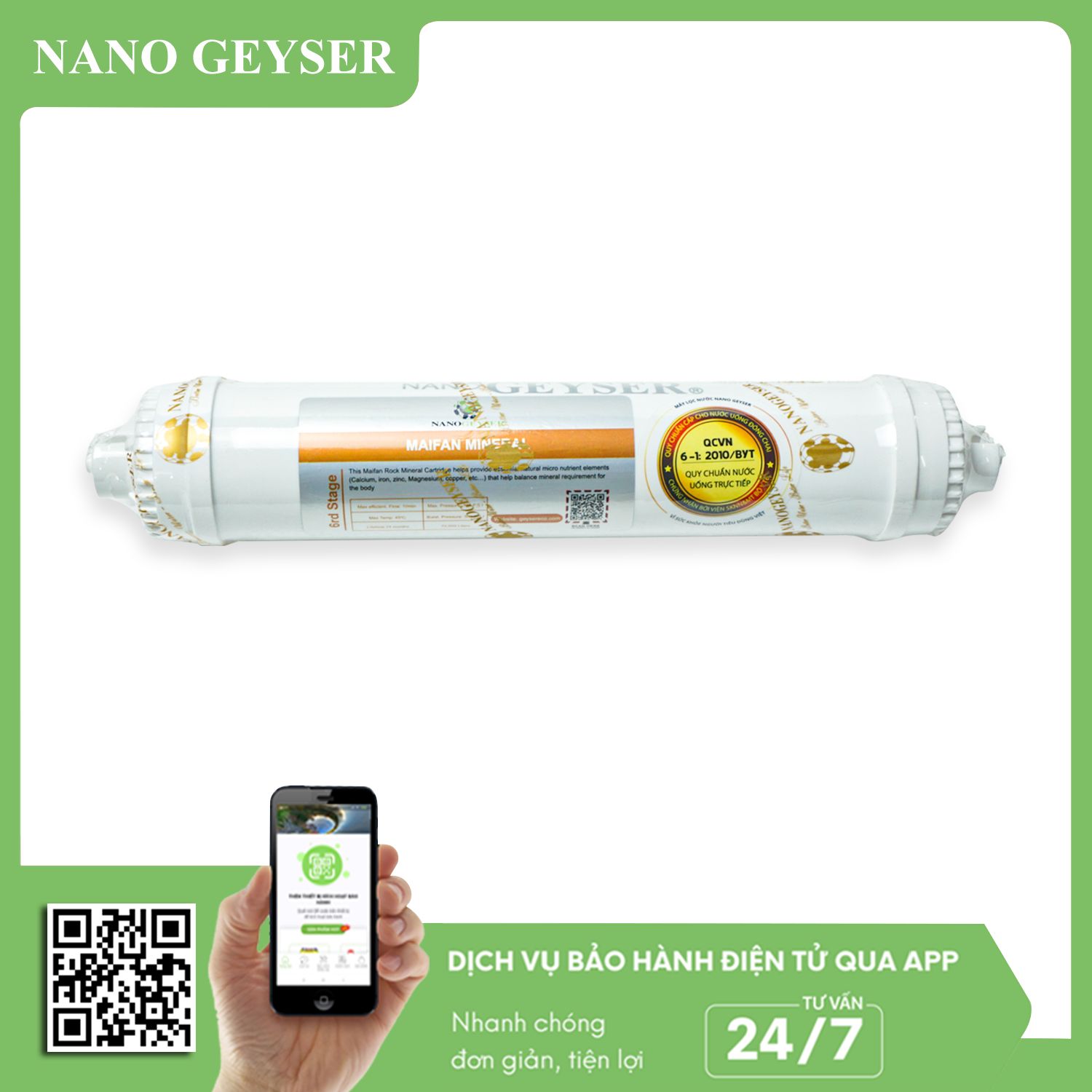 Lõi Maifan Nano Geyser ( Nhỏ )