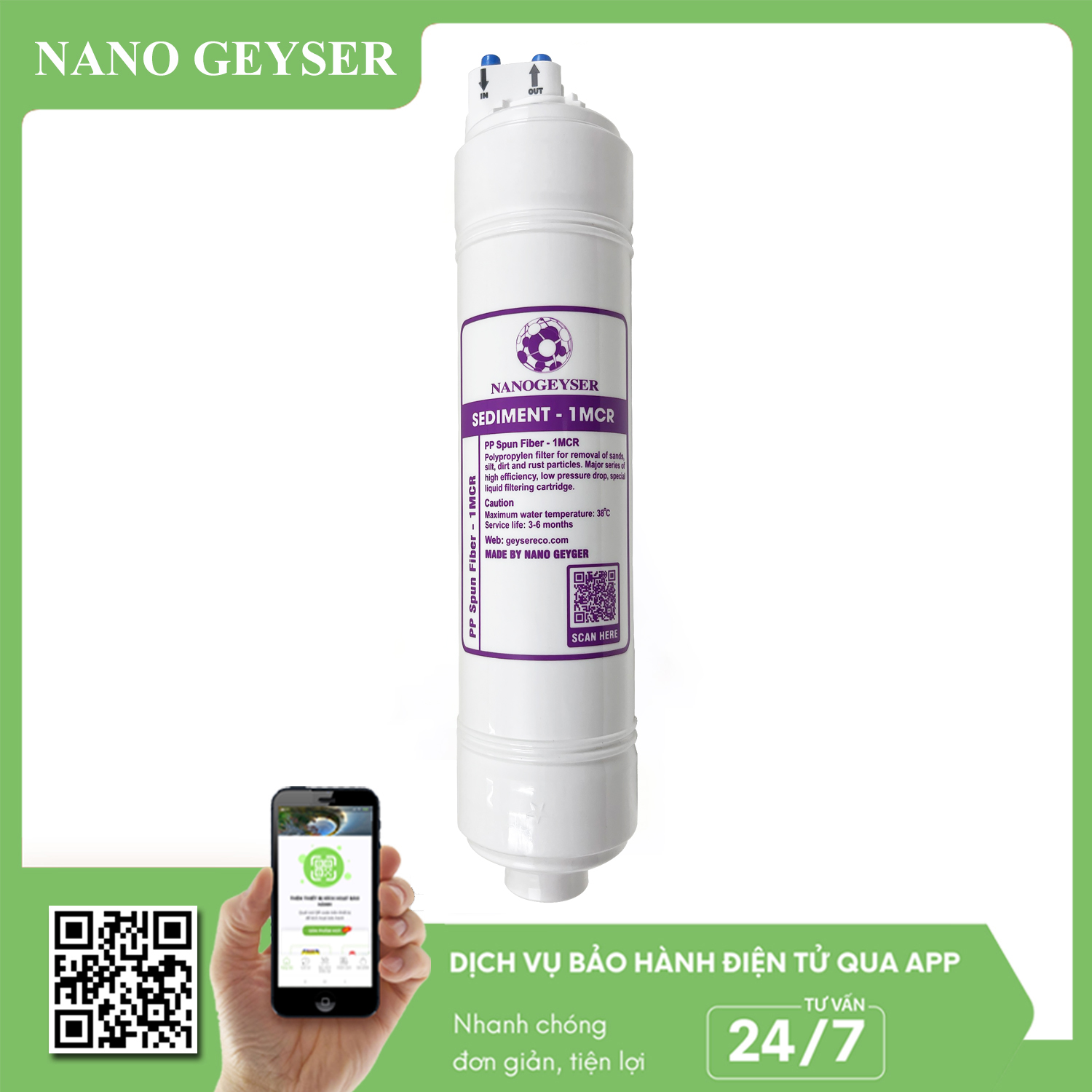 Lõi 3 slim - Lõi Sediment 1 MCR Nano Geyser