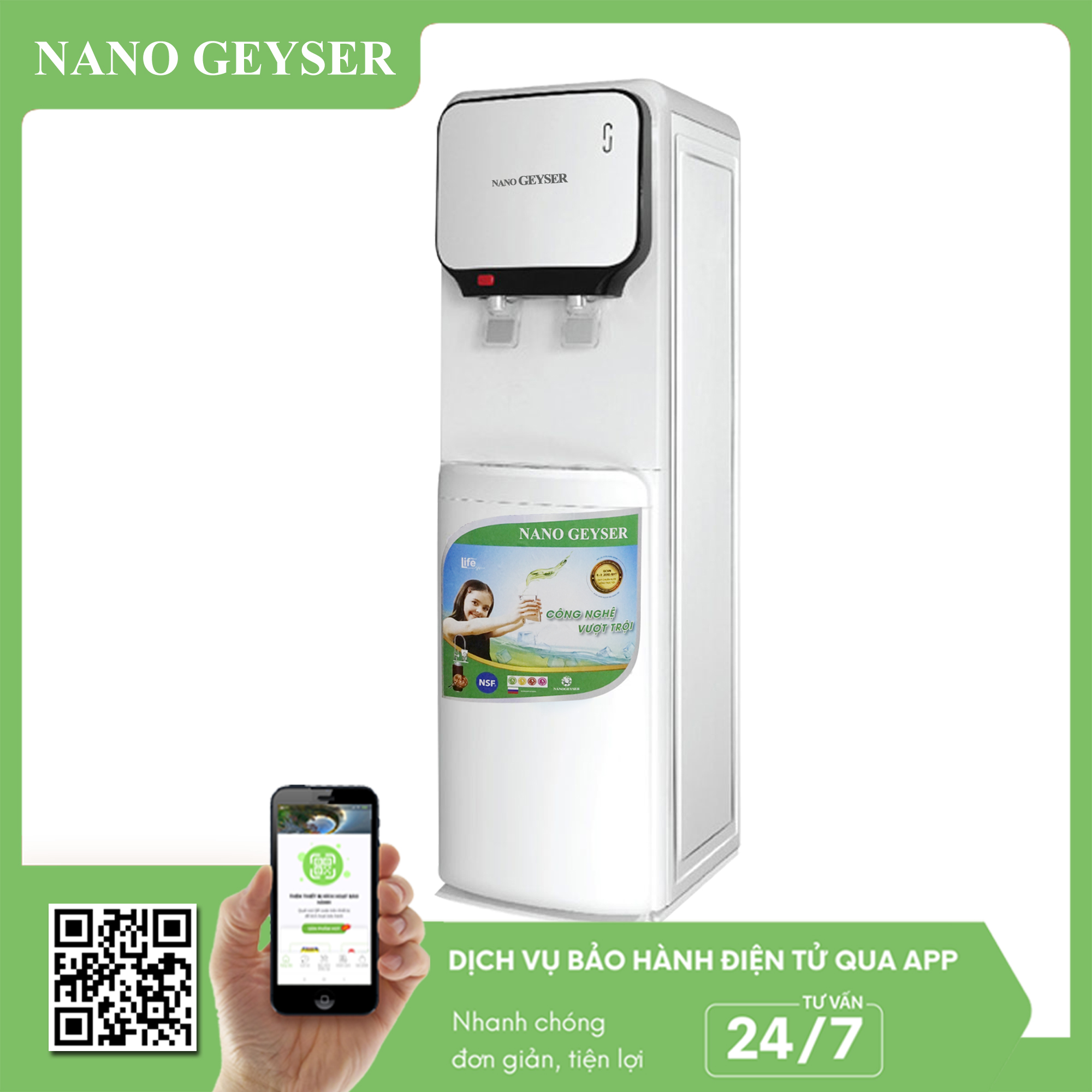 Máy lọc nước Nóng Lạnh Geyser G20 - 8 cấp (RO)